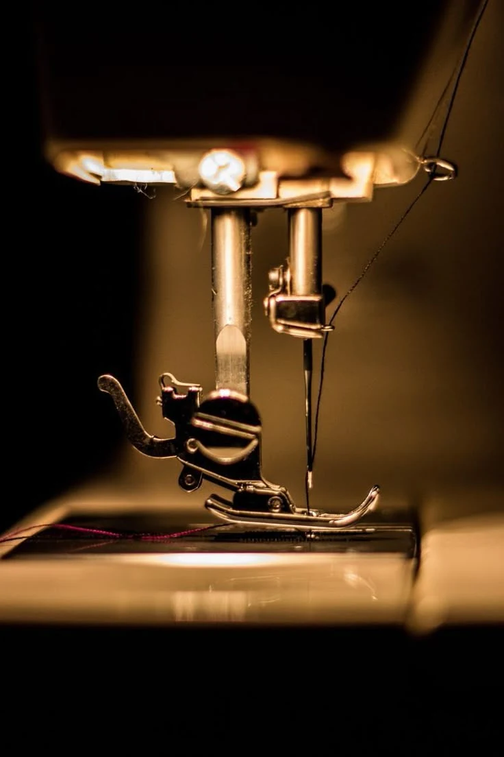 Industrial sewing machine — Anurag Textiles workshop, Pilkhuwa
